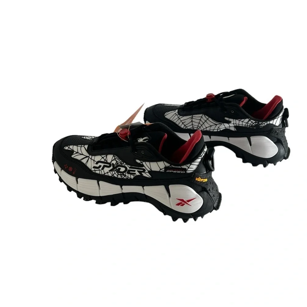 Spyder X Reebok Zig Kinetic 2.5 Edge White/ Core Black Athletic Shoes
